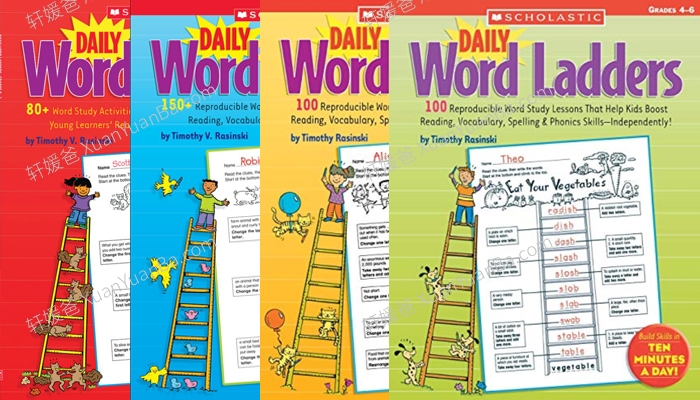 Scholastic Daily Word Ladders》四册学乐爬梯词汇英文练习册PDF 百度