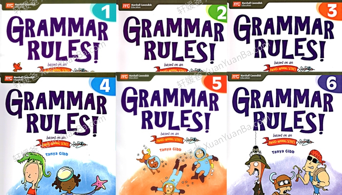 澳洲小学语法grammar Rules G1 G6共6册附带答案pdf 百度云网盘下载 轩媛爸