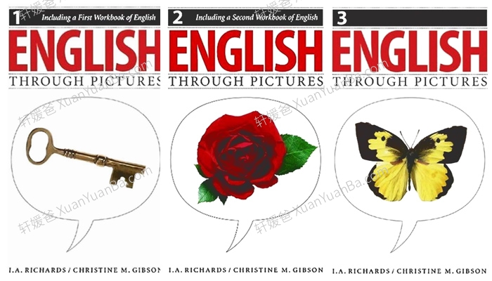 看图学英语english Through Pictures L1 L3 图解英语英文教材pdf Mp3音频百度网盘下载 轩媛爸